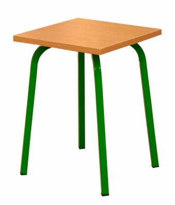 Табуретка на металевому каркасі з сидінням із ламінованої ДСП, 310х310х440 мм, АНШАР ГРУП (0229)